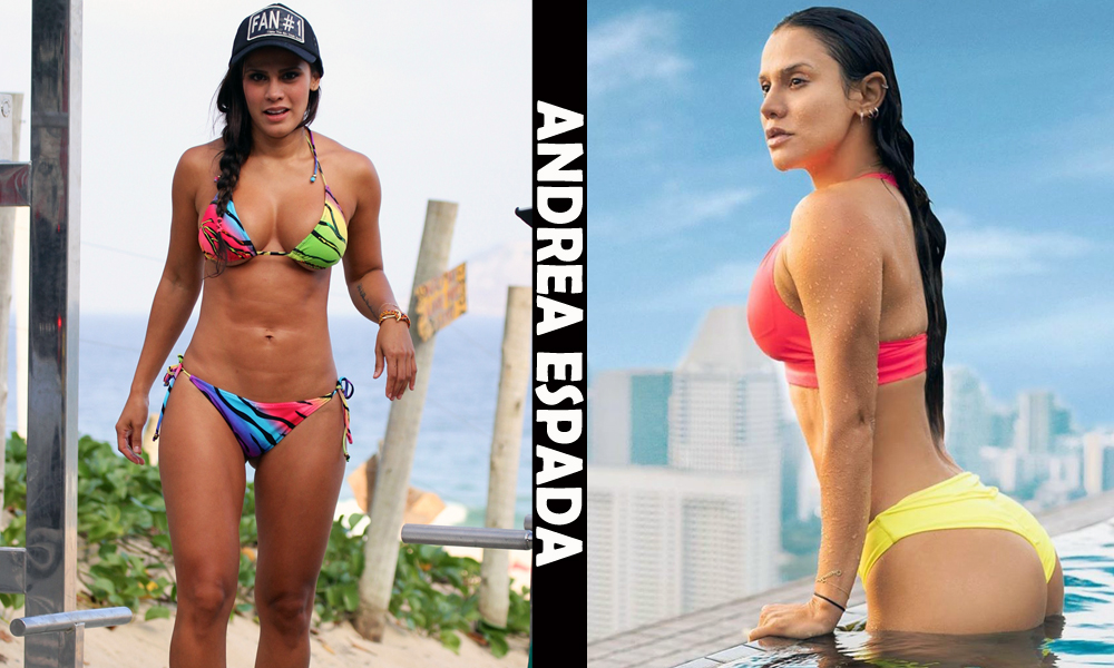 Fitness model Andrea Espada from Colombia