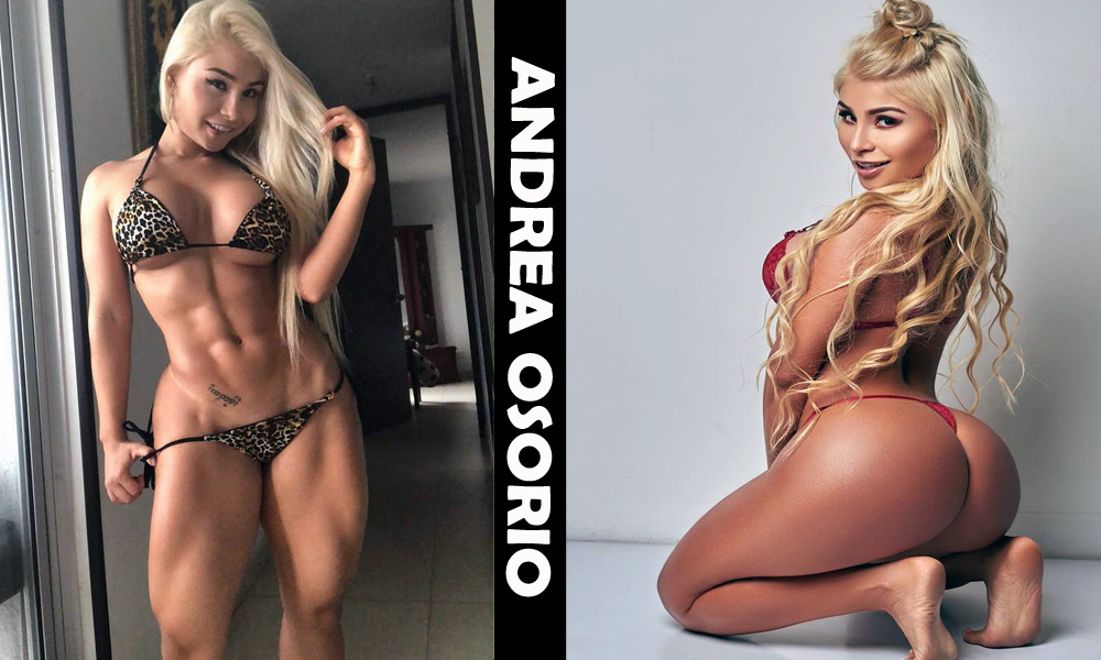 Colombian fitness model Andrea Osorio from Ibagué, Tolima, Colombia