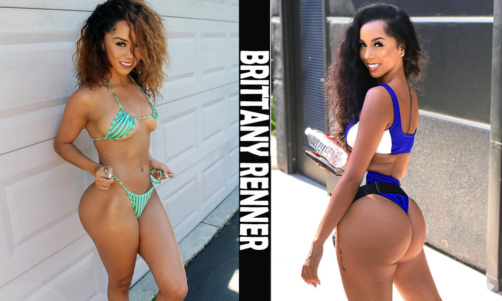 Hot African American Fitness Model Brittany Renner from Ocean Springs, Mississippi, United States