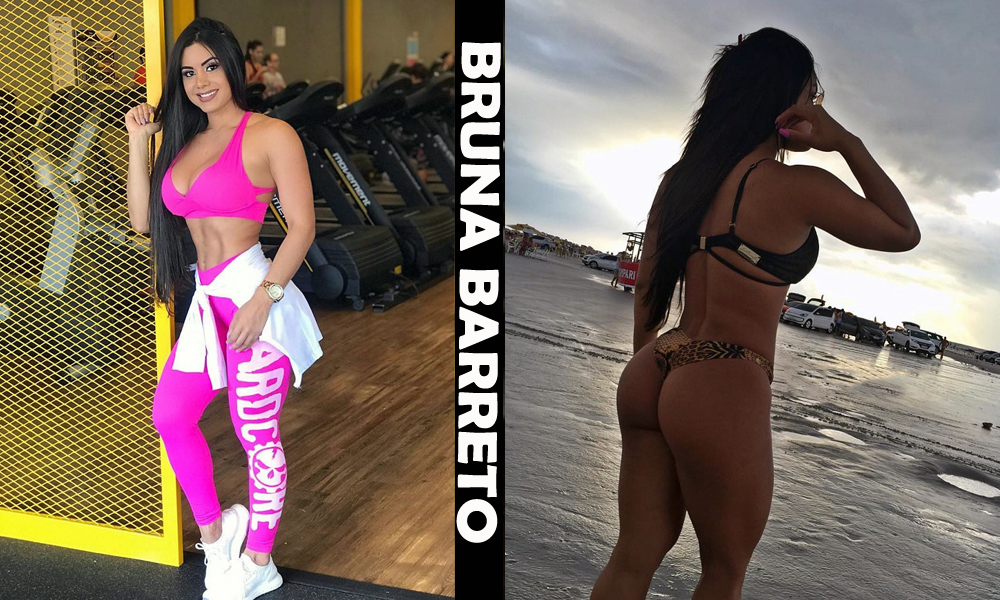 Brazilian fitness model Bruna Barreto from Belem, Brazil