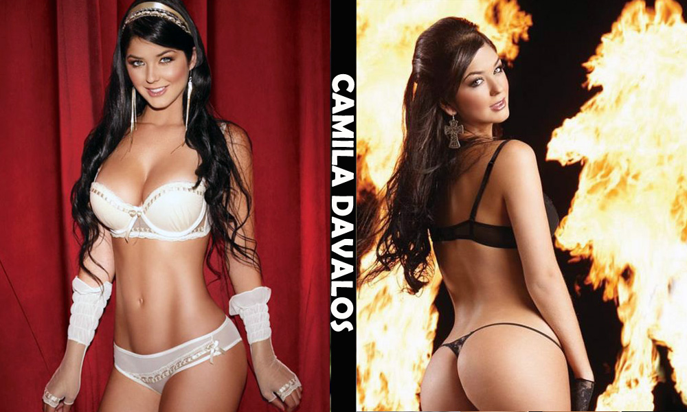 Colombian fitness model Camila Davalos from Kentucky