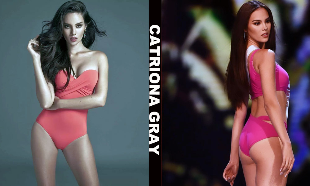 Asian fitness model Catriona Gray from Cairns, Queensland, Australia