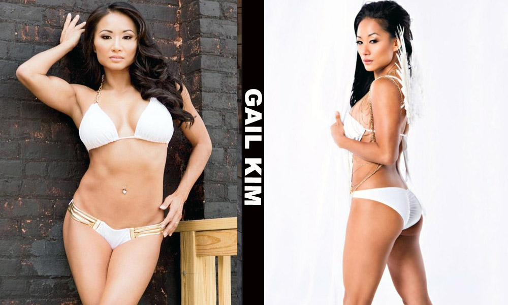 Asian fitness model Gail Kim from Toronto, Canada