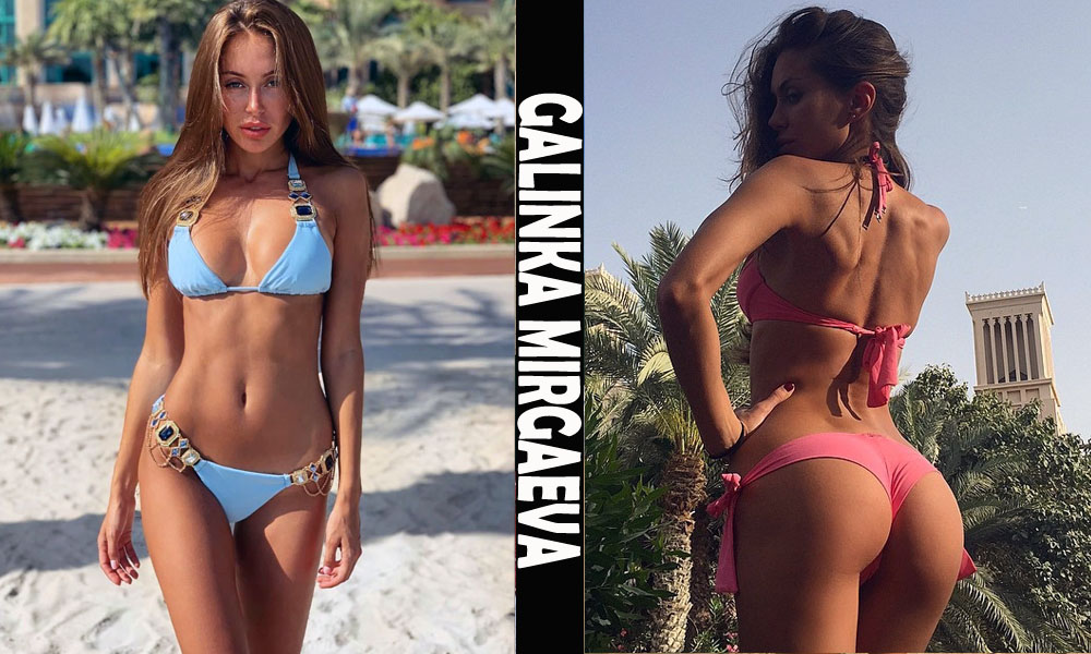 Russian Model Galinka Mirgaeva ranked the best butt on the internet.