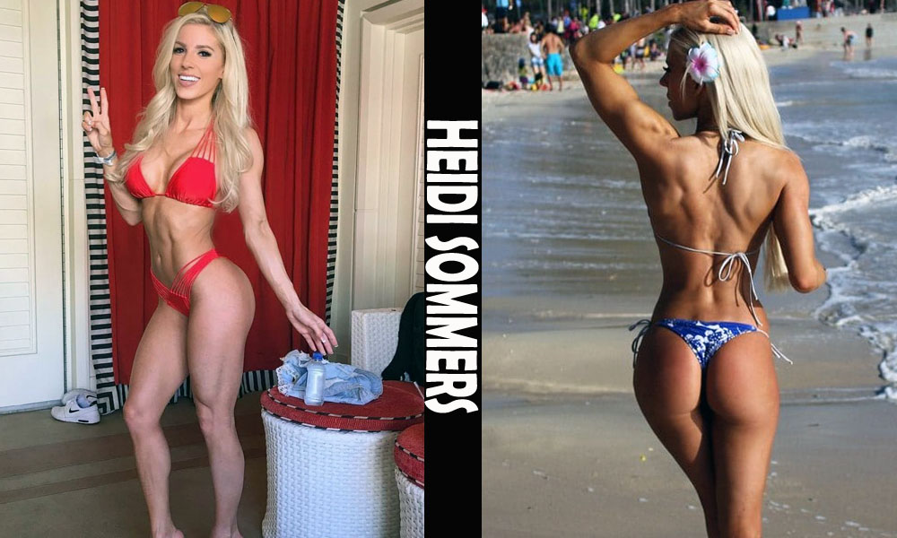 Fitness Model Heidi Sommers aka Buff Bunny voted the best butt on the internet.