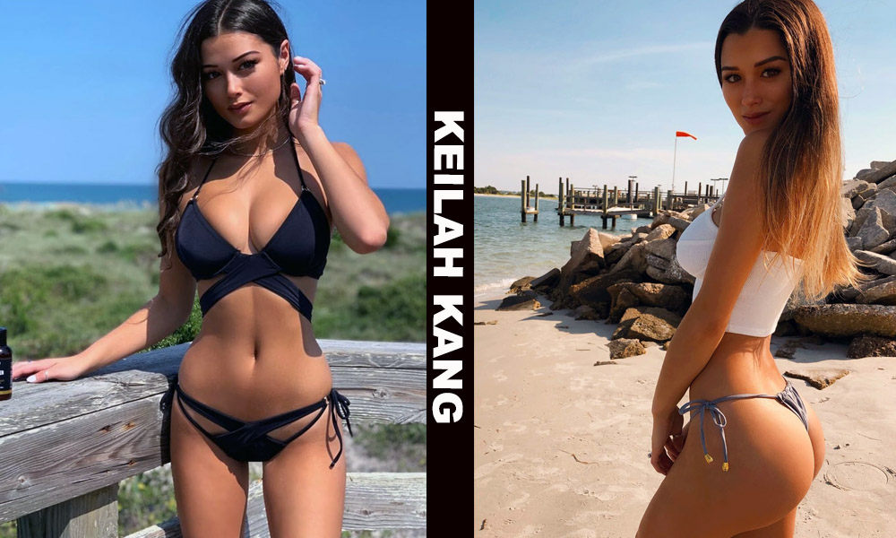 Asian fitness model Keilah Kang from Charlotte, North Carolina, United States