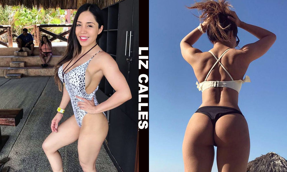 Mexican fitness model Liz Calles from Mexico