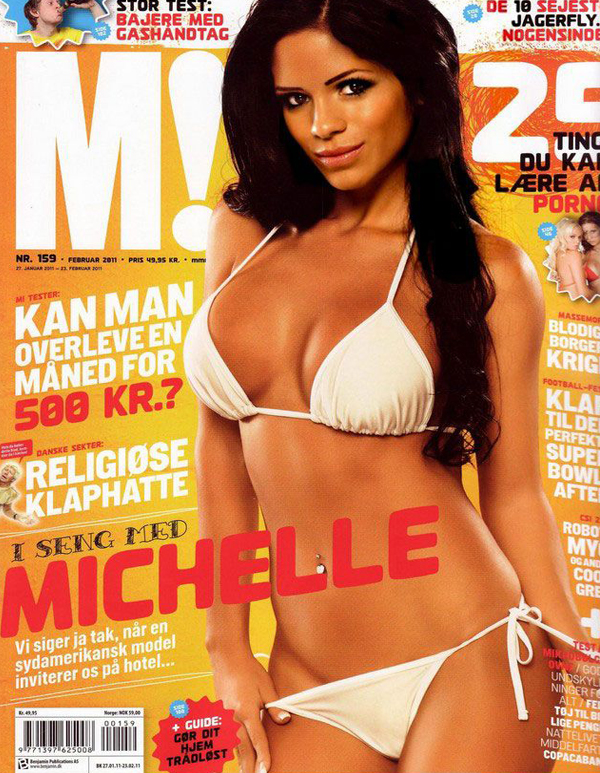 M! Magazine featuring Michelle Lewin on the cover