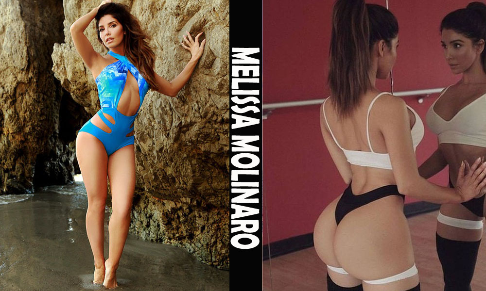 Canadian Model Melissa Molinaro from Whitby, Canada ranked for having best butt on the internet.