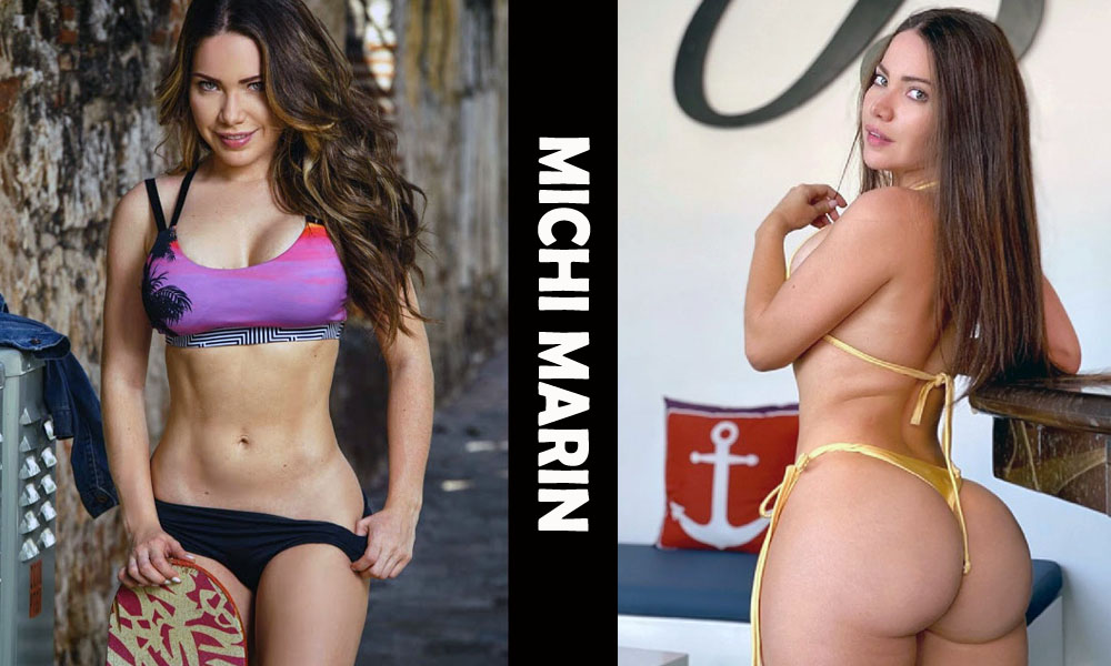 Fitness model Michi Marin from Venezuela.