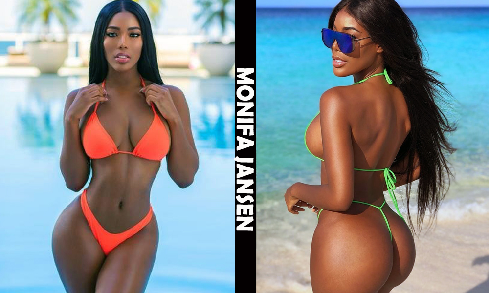 Caribbean fitness model Monifa Jansen from Willemstad, Curacao, Netherlands