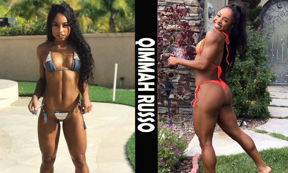 Hot Fitness Model and Fitness Instructor Qimmah Russo from Bronx, New York