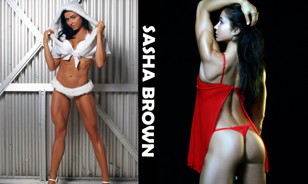 Ukrainian fitness model Sasha Brown from the Ukraine
