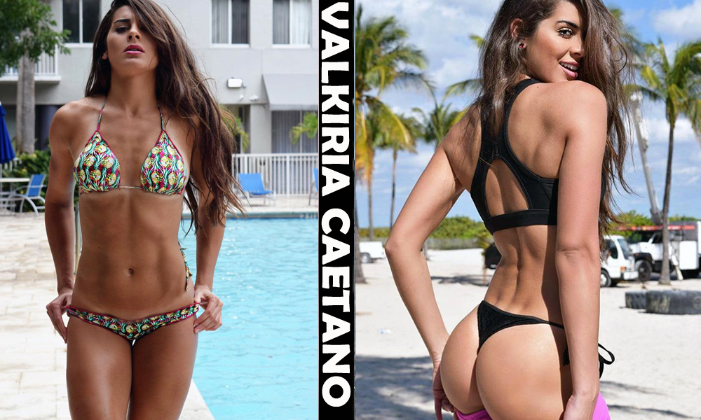 Brazilian fitness model Valkiria Caetano from Brazil